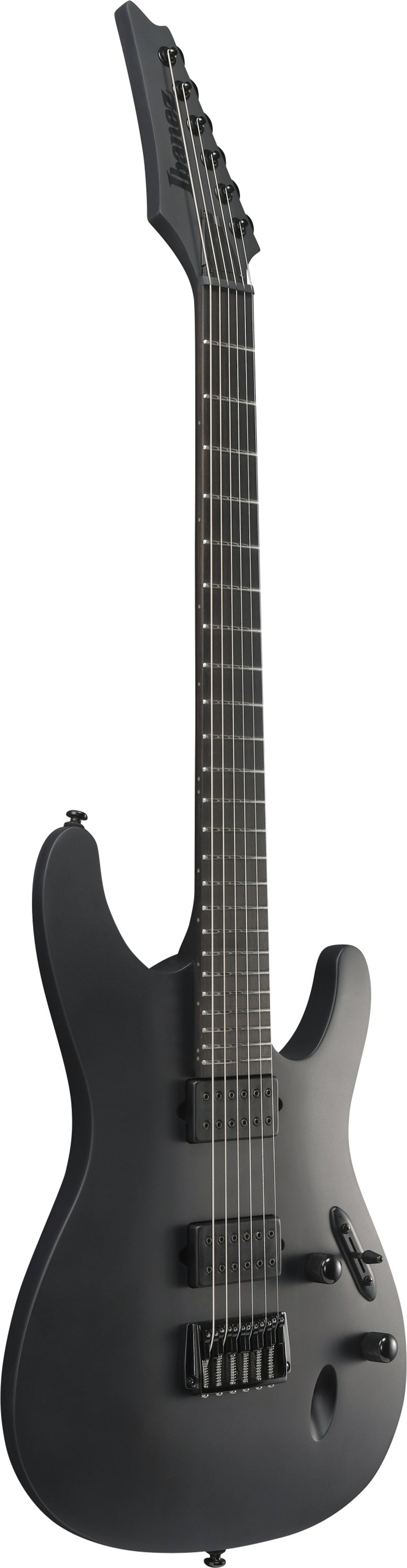 S721RB-BKF Iron Label Black Flat E-Gitarre